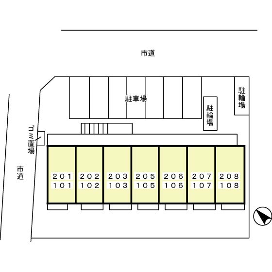 グリーンベールの区画図