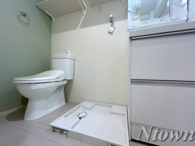 【設備】 | ハーモニーテラス高道町Ⅵ | 洗濯機置き場です