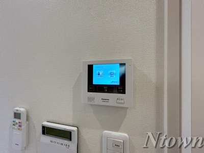 【セキュリティ】 | ハーモニーテラス高道町Ⅵ | モニター付きインターフォンです