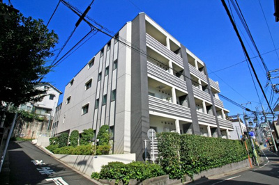 【外観】 | ドゥーエ参宮橋 | 落ち着いたグレー調の外観