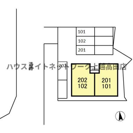 ベッセルオオヌキの区画図