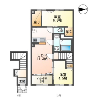 【間取り】 | 仮称）東根市神町西4丁目新築アパート
