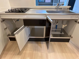 【キッチン】 | 仮称）東根市神町西4丁目新築アパート | キッチン下収納（イメージ）