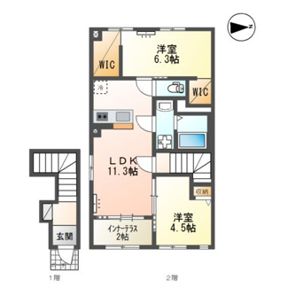 【間取り】 | 仮称）東根市神町西4丁目新築アパート
