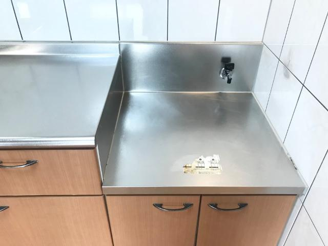 Ｌａ　ｆｒｏｎｔｅｒａのキッチン|ガスコンロ置き