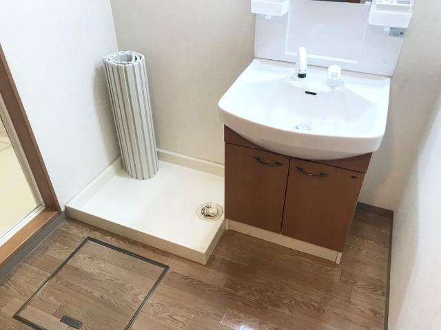 Ｌａ　ｆｒｏｎｔｅｒａの洗面所|防水パンあり