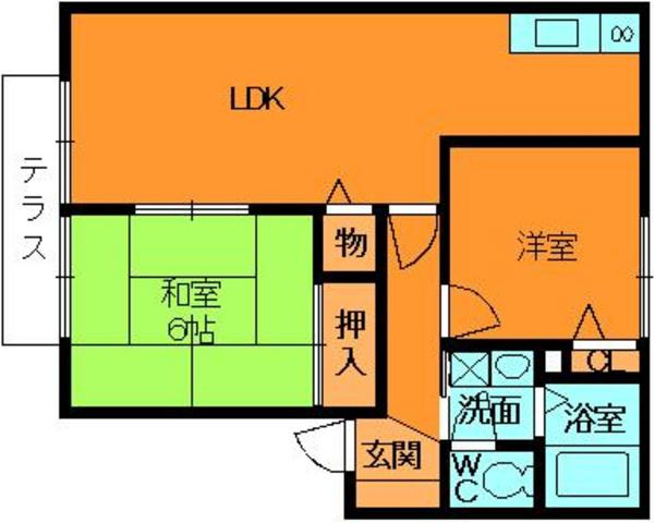シャルマンハイツの間取り