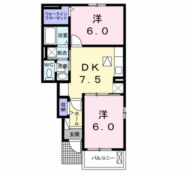エクステーゼ　１の間取り