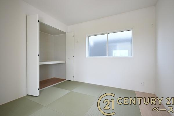 クレイドルガーデン杏町 ８号棟 ／新築一戸建の和室|■現地撮影写真■ほっこり落ち着ける和室！客間としてもご利用いただけます！