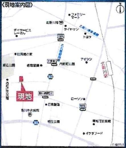 碧南市松江町第2　全4棟・1号棟のその他|現地案内図です。