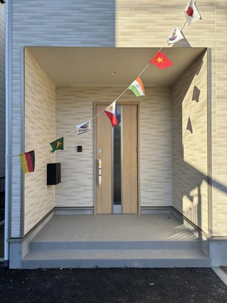 碧南市松江町第2　全4棟・1号棟の玄関|訪れる人を心地よく迎え入れます。