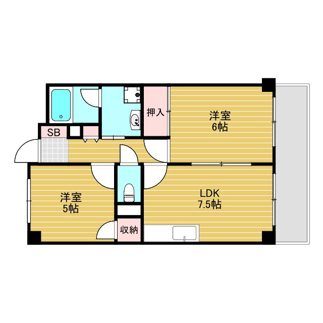 久光マンションの間取り
