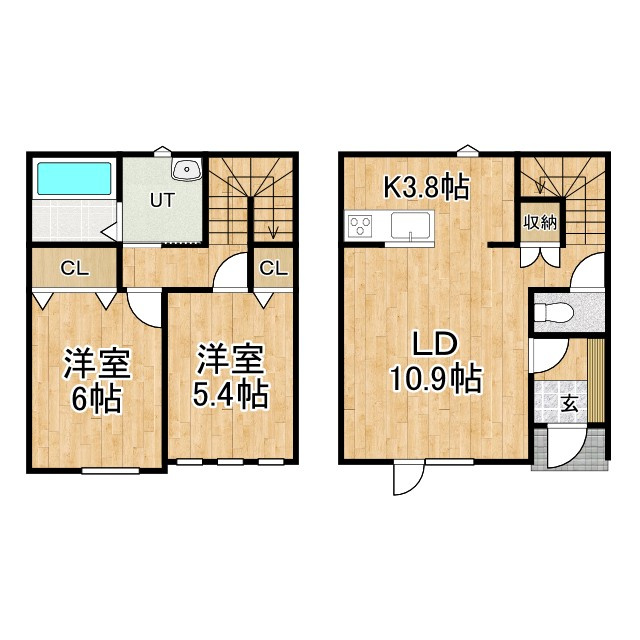 ロイヤルコートＫの間取り