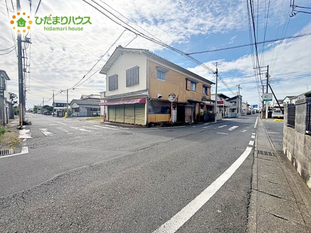 【前面道路含む現地写真】 | 水戸市元吉田町　土地　76.84坪 | 前面道路は7.1ｍと広々としており、東側道路は交通量も少なくお車の運転が苦手な方でも安心です。