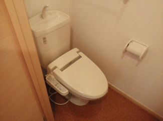 【トイレ】 | カーサ　テポーレＢ | シンプルで使いやすいトイレです