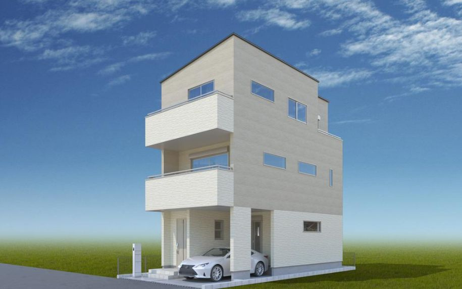 AQ TERRACE 所沢市美原町1丁目　全1棟　の外観パース