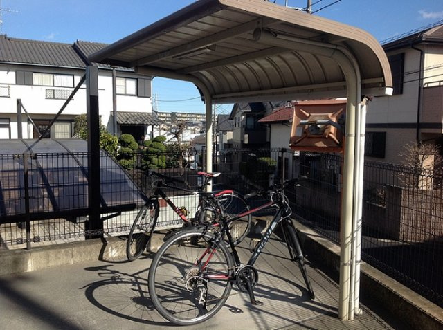 レオパレスかりんのその他|駐輪場