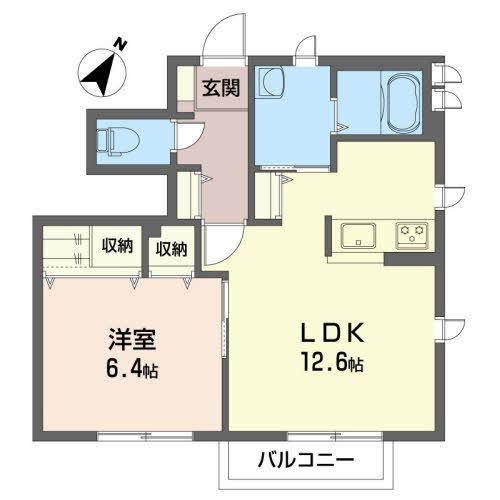 シャーメゾン高屋敷 Ｃの間取り