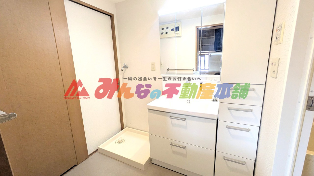 エバーライフネアシティ久留米弐番館の洗面所