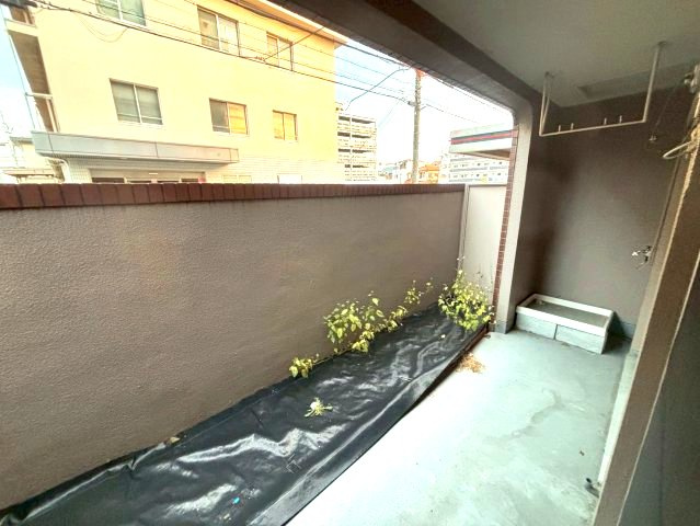 丸正ハイツのバルコニー