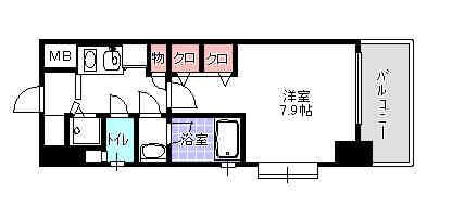 レキシントンスクエア桜坂の間取り