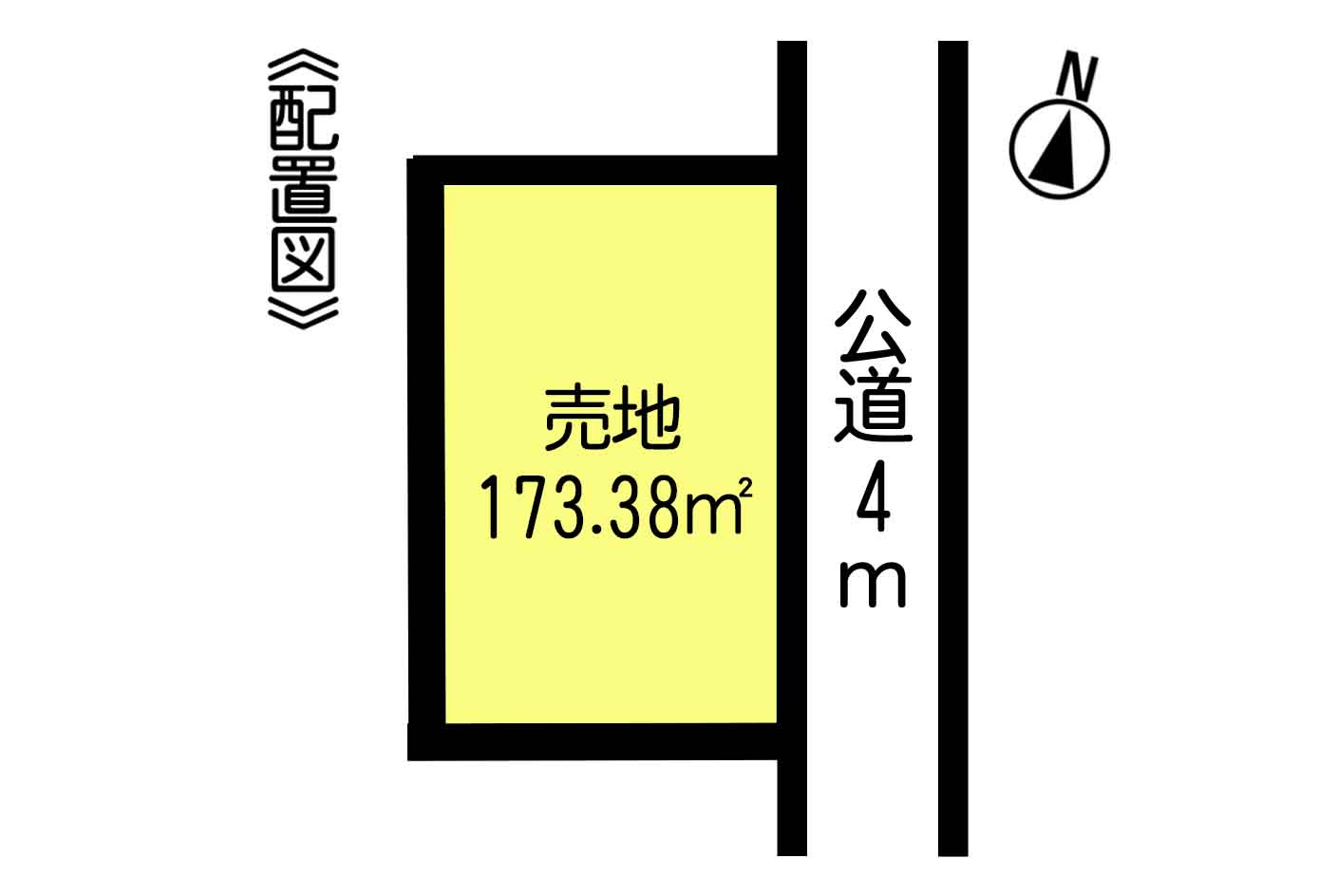 常滑市青海町4丁目　売地の区画図|○●区画図●○