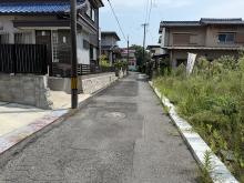 常滑市青海町4丁目　売地の前面道路含む現地写真|前面道路