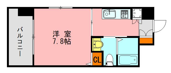 アソシアグロッツォ平尾駅前の間取り