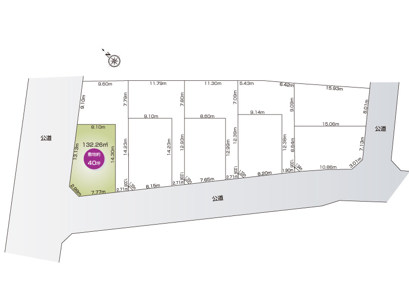 【1号棟　区画図】