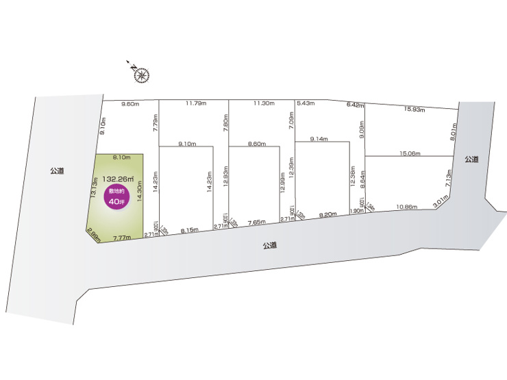 【1号棟　区画図】