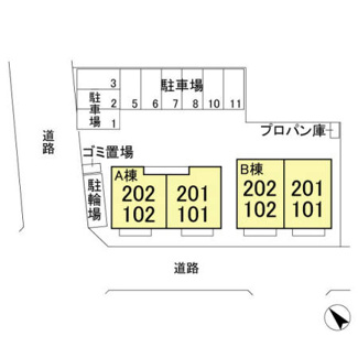 【区画図】 | グランポルテ美園　Ａ