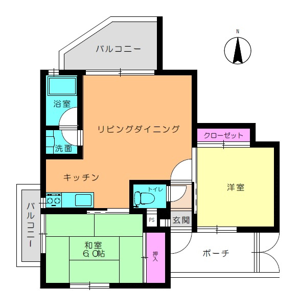 ヴィラフェニックス岡崎海岸の間取り