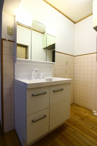 松が丘北町賃貸戸建ての洗面所