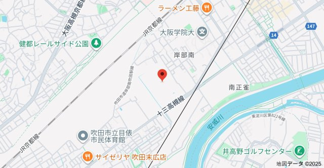ART KISHIBE NORTHの地図