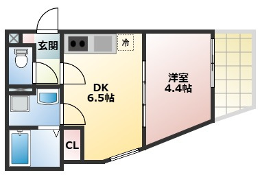 ART KISHIBE NORTHの間取り
