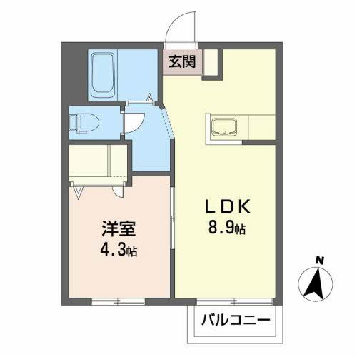 シャ－メゾンＭ常盤台の間取り
