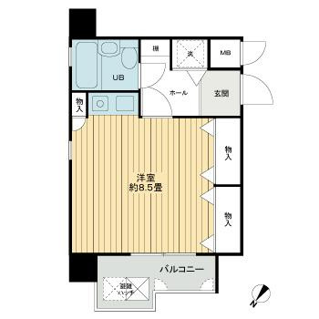 ライオンズマンション神戸第２の間取り