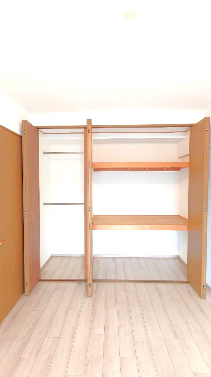 徒歩９分圏内に２沿線利用ＯＫ◆２０２５年９月リフォーム完了の美室◆シンフォニー桃山の収納|クローゼット