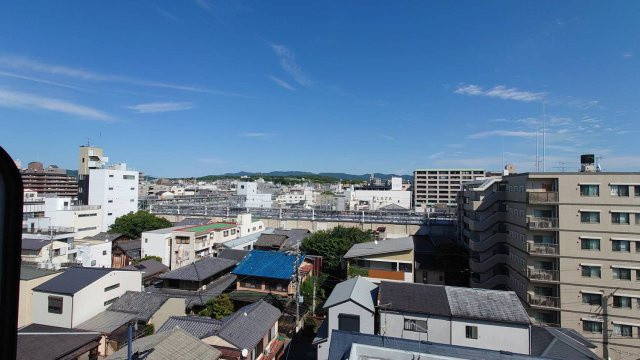 徒歩９分圏内に２沿線利用ＯＫ◆２０２５年９月リフォーム完了の美室◆シンフォニー桃山の展望|バルコニーからの展望