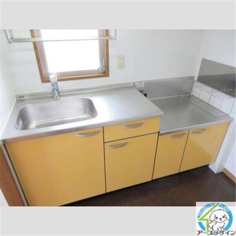 プランドール岡本のキッチン|パース写真