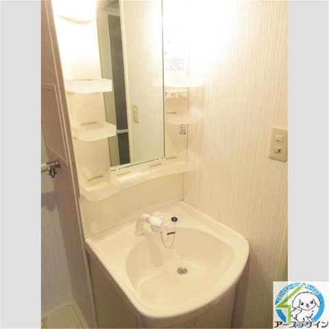 プランドール岡本の独立洗面台|パース写真