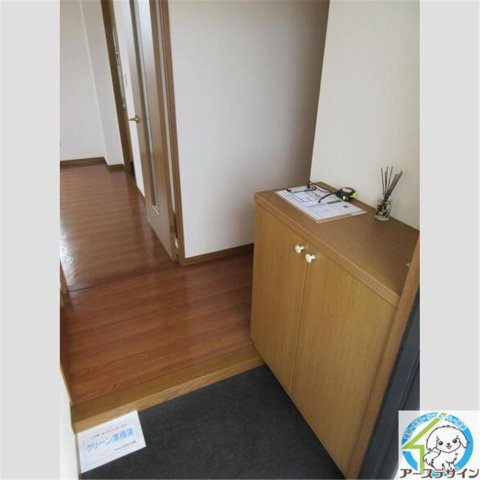 プランドール岡本の玄関|パース写真