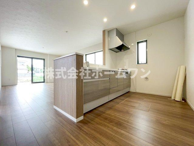 青梅市新町6期　新築戸建のキッチン|お料理しやすいキッチンです