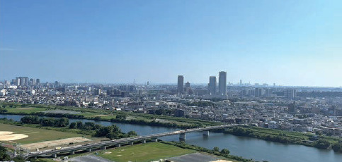 ザ・リバープレイスイーストタワーの展望