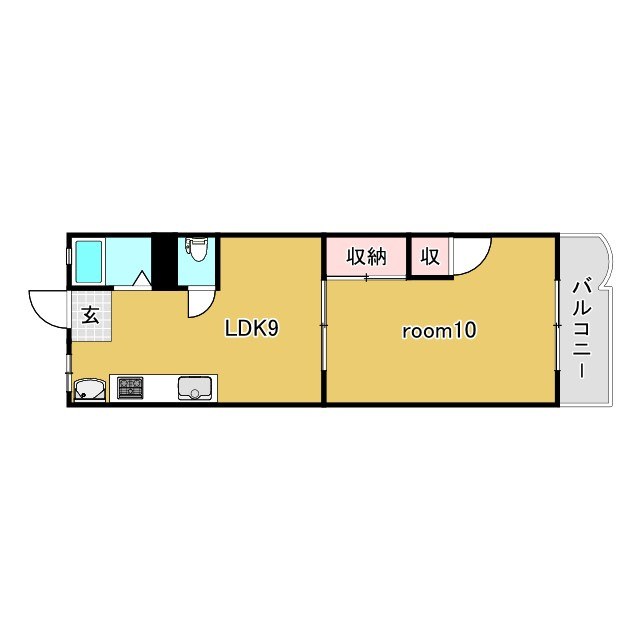 上池田グリーンハイツの間取り