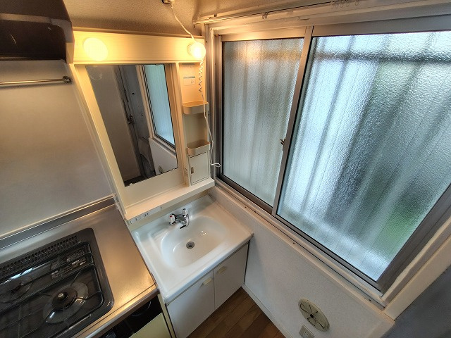 上池田グリーンハイツの洗面所