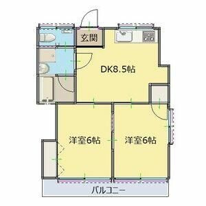 【間取り】 | サニープレイス８５