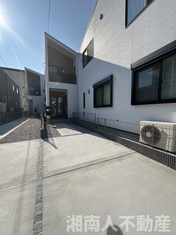 平塚市花水台 　新築戸建の外観|おしゃれな外観です