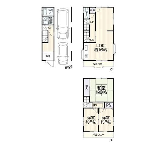 津田東町3丁目　中古一戸建ての間取り|間取り図はいかがですか？ご希望を叶える間取りですか？リビングの広さは？水回りの位置は？カウンターキッチン？など色々な情報が集約されています。弊社ではリフォームなどのご相談も承っております。