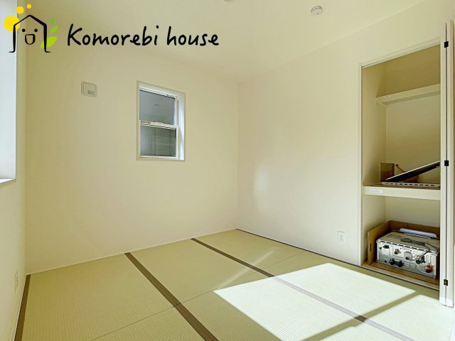 さいたま市西区宝来　新築一戸建て　リーブルガーデン　02の和室|明るい和室です